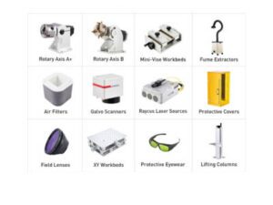 Laser cutting machine parts and accessories